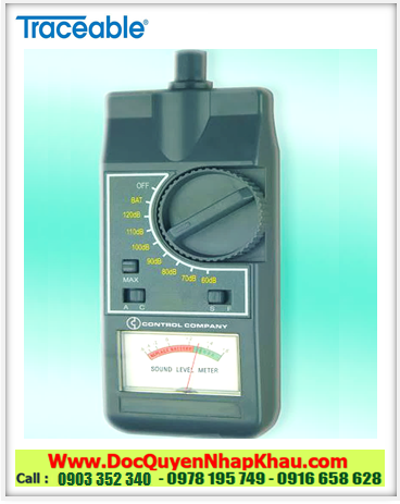 Traceable 4336 ® Analog Sound Máy đo Âm thanh 07 cấp độ 60db, 70dB, 80dB, 90dB, 100dB, 110dB, 120dB 